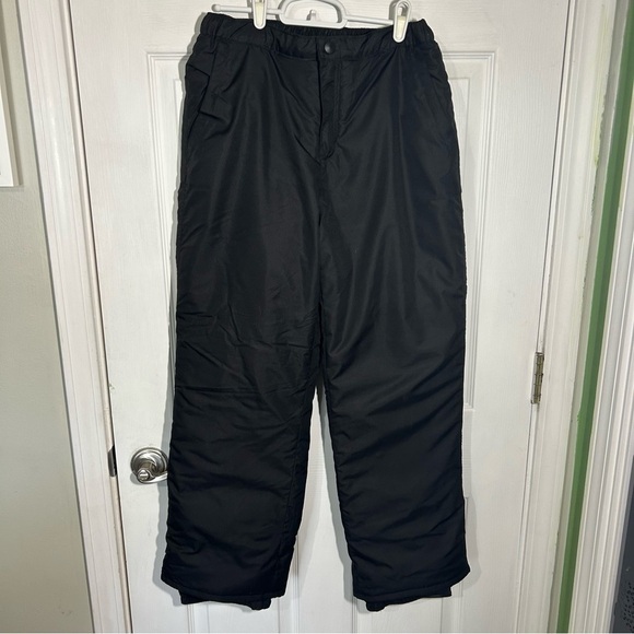 The Children's Place Other - Children’s Place Snow Ski Pants Fleece Lined Water Resistant Size 14 NWT Black